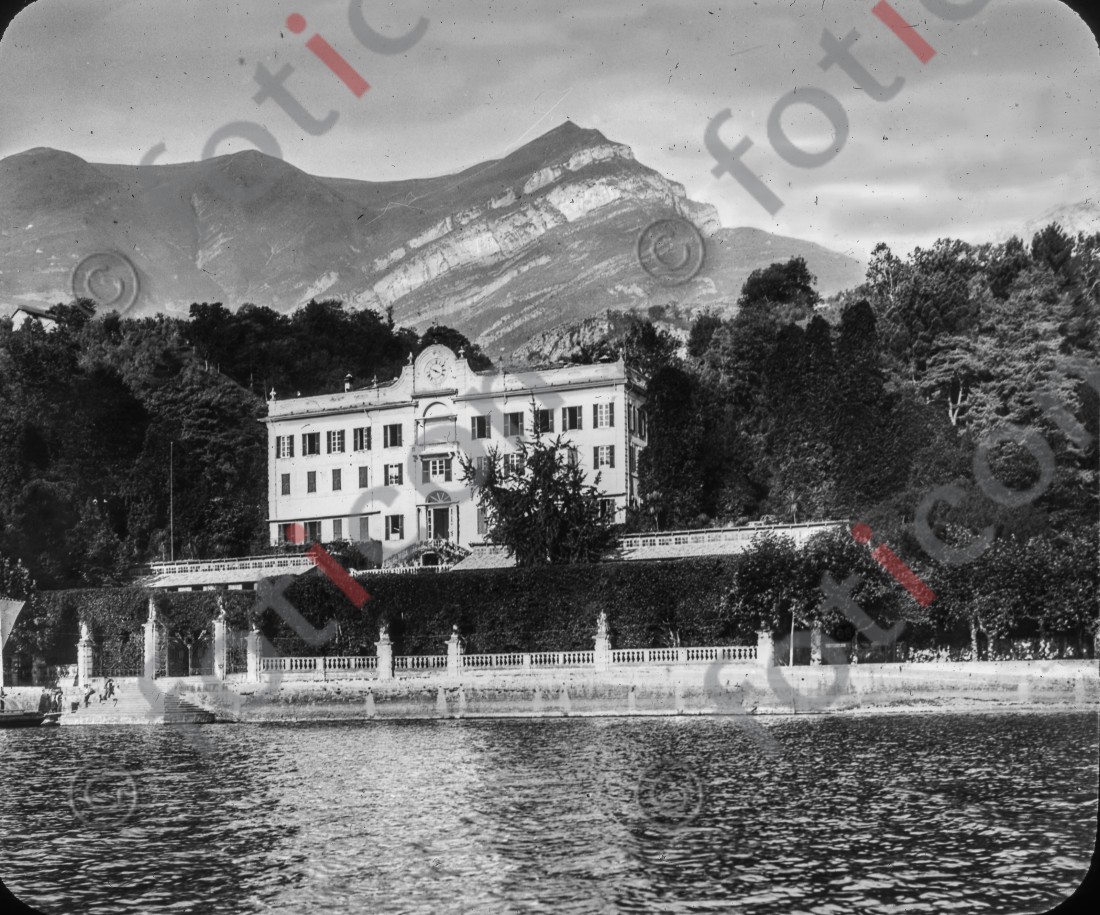 Villa Carlotta | Villa Carlotta - Foto foticon-simon-176-030-sw.jpg | foticon.de - Bilddatenbank für Motive aus Geschichte und Kultur